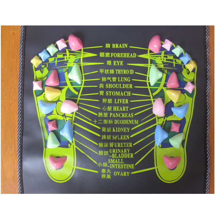 Pebble Color Foot Massage Cushions Foot Massage Device Pedicure Massage Blanket Foot Pad Road AntiSlip Bath Mat Whole