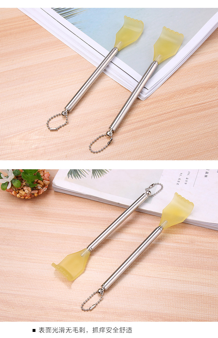 Scratching Device Four-Section Telescopic Massage Stainless Steel Back Scratcher Scratching Rake Back Scratcher Scratching Device Four-Section Telescopic Massage Stainless Steel Back Scratcher Scratching Rake Back Scratcher