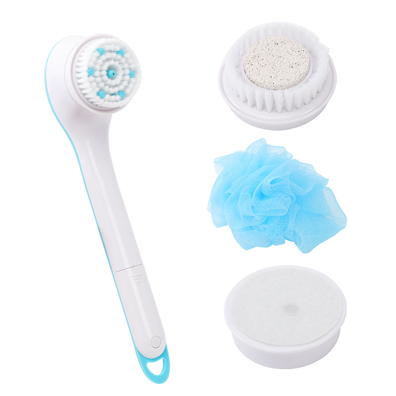 TV Product Spin Spa Waterproof Electric Massage Bath Device Multi-Function Long Handle Bath Brush Back Rub Bath Device