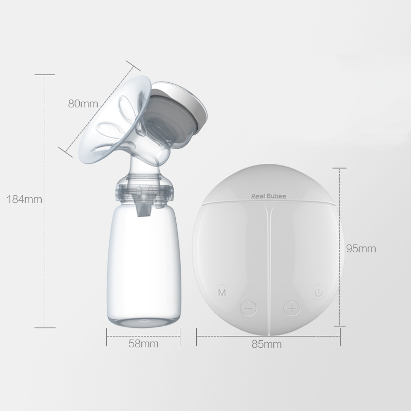 Bubee Bilateral Electric Breast Pump Breast Pump Milker Suction Large Automatic Massage Postpartum Lactagogue Device