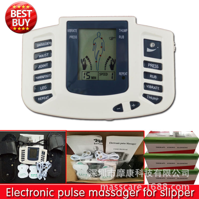 Masscare Mokang s Chinese and English Digital Meridian Massage Device Slippers Electronic Acupuncture Massager Whole