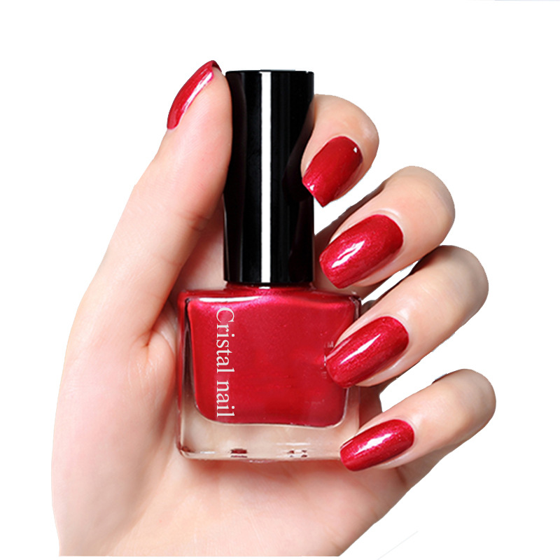 Cristal Nail Water-Based Odorless Baking-Free Nail Polish Tearable Cross-Border Durable Peelable Nail Polish Wholesale