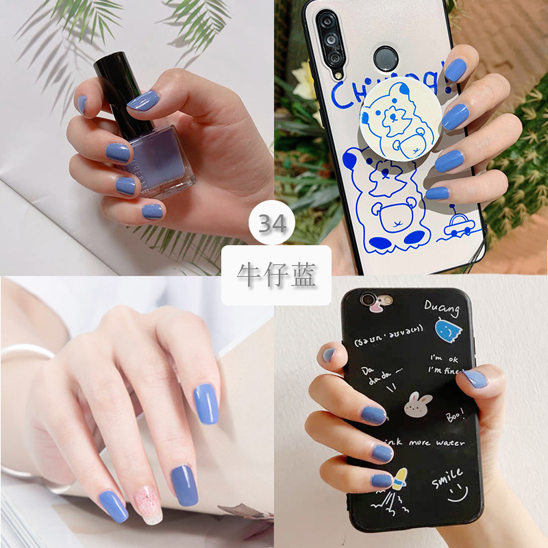 Cristal Nail Water-Based Odorless Baking-Free Nail Polish Tearable Cross-Border Durable Peelable Nail Polish Wholesale
