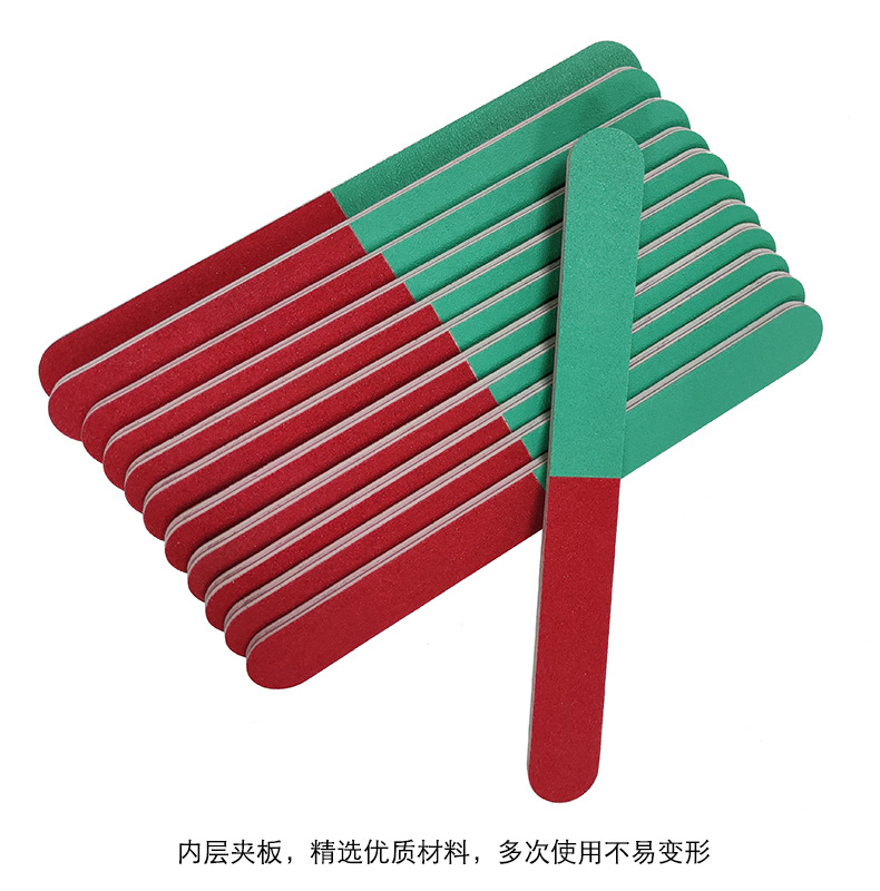 Factory Processing Customized Nail Cosmetology Nail File Color Nail Polish Rub Sandpaper File Sponge File