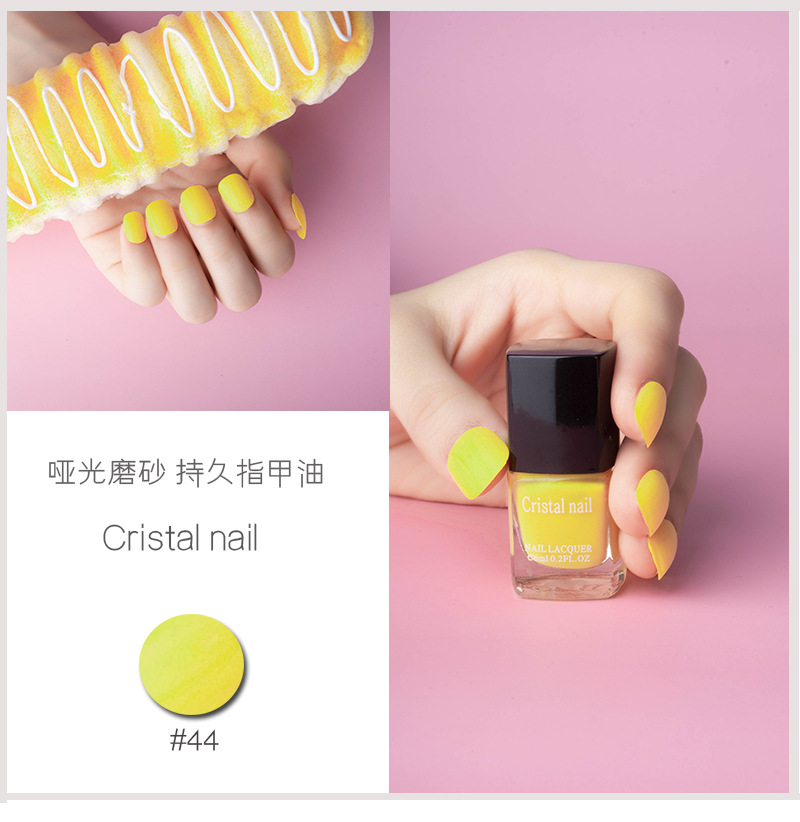 Internet Celebrity Hot Push Matte Nail Polish Matte Non-Peelable Baking-Free Nail Polish for Nail Beauty