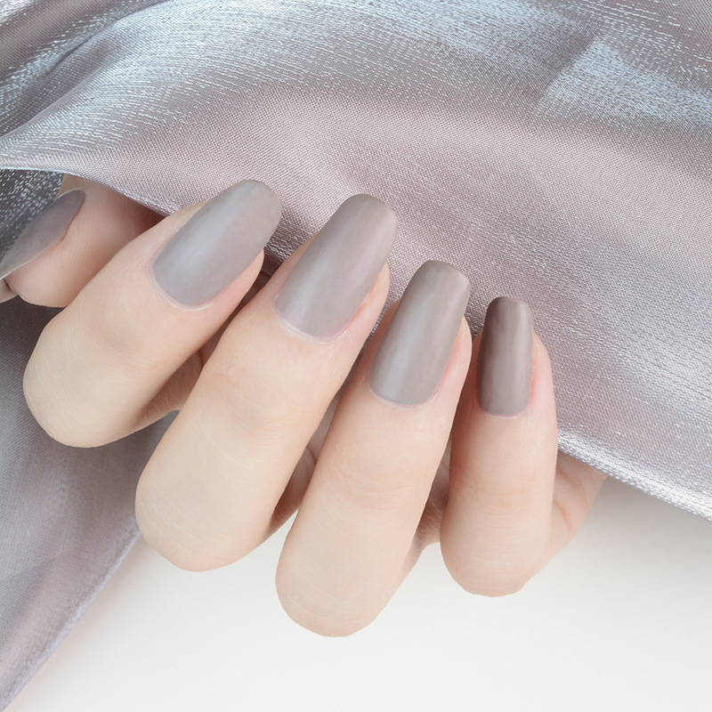 Frosted Nail Polish Hot Sale Various Solid Color Nail Polish Set Frosted Durable Peelable Baking-Free Oily Nail Polish