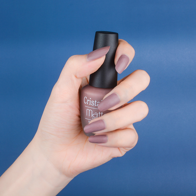 Frosted Nail Polish Hot Sale Various Solid Color Nail Polish Set Frosted Durable Peelable Baking-Free Oily Nail Polish