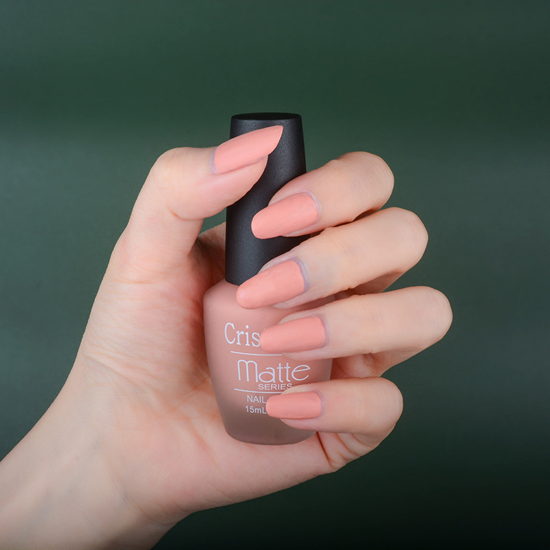 Frosted Nail Polish Hot Sale Various Solid Color Nail Polish Set Frosted Durable Peelable Baking-Free Oily Nail Polish