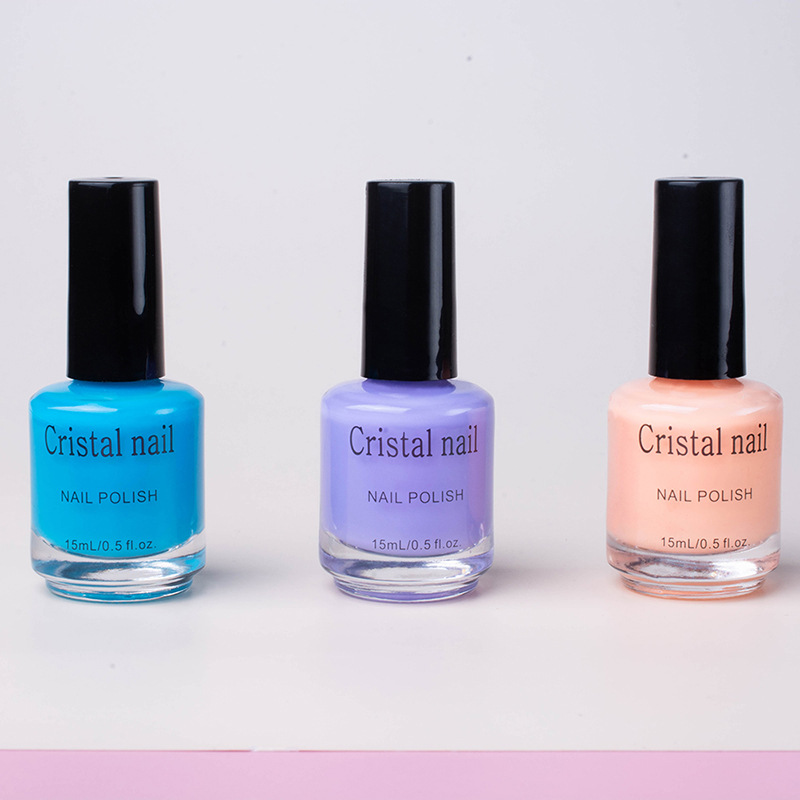 Cross-Border Bright Oil Nail Polish 36 Color Nail Polish Non-Peeling Quick-Drying White Baking-Free Nail Polish