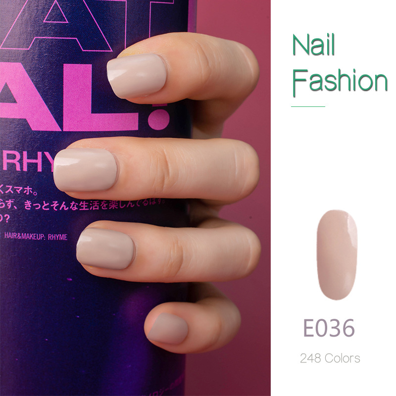 Cross-Border Bright Oil Nail Polish 36 Color Nail Polish Non-Peeling Quick-Drying White Baking-Free Nail Polish
