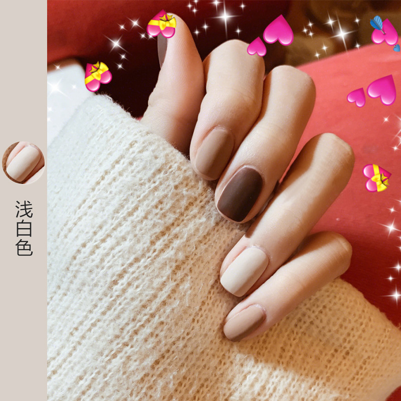 Nail Polish Glue 2020 New Beige Milky White Nail Polish Latex White for Nail Beauty Shop Summer Popular Color