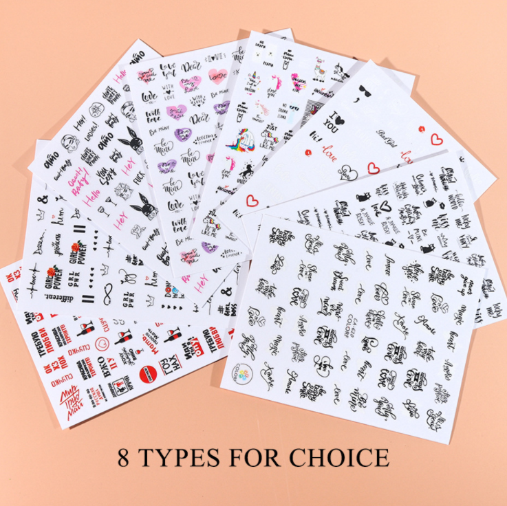 Internet Celebrity Nail Sticker