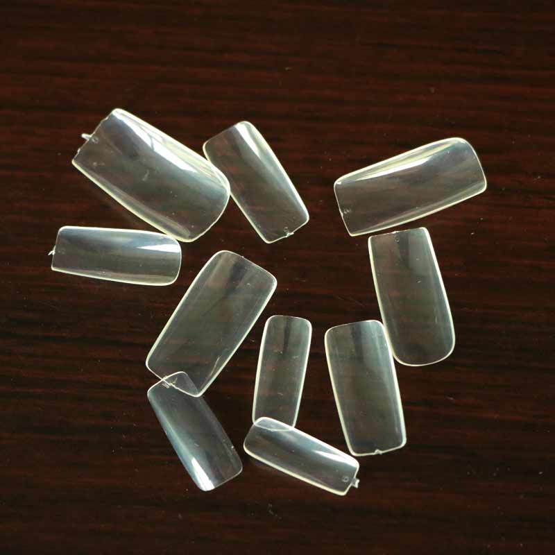 Nail 500 Pieces Boxed Nail Tip French Nail Tip Nail Patch Half Sticker Nail Tip Fake Finger Nail Tip White Natural