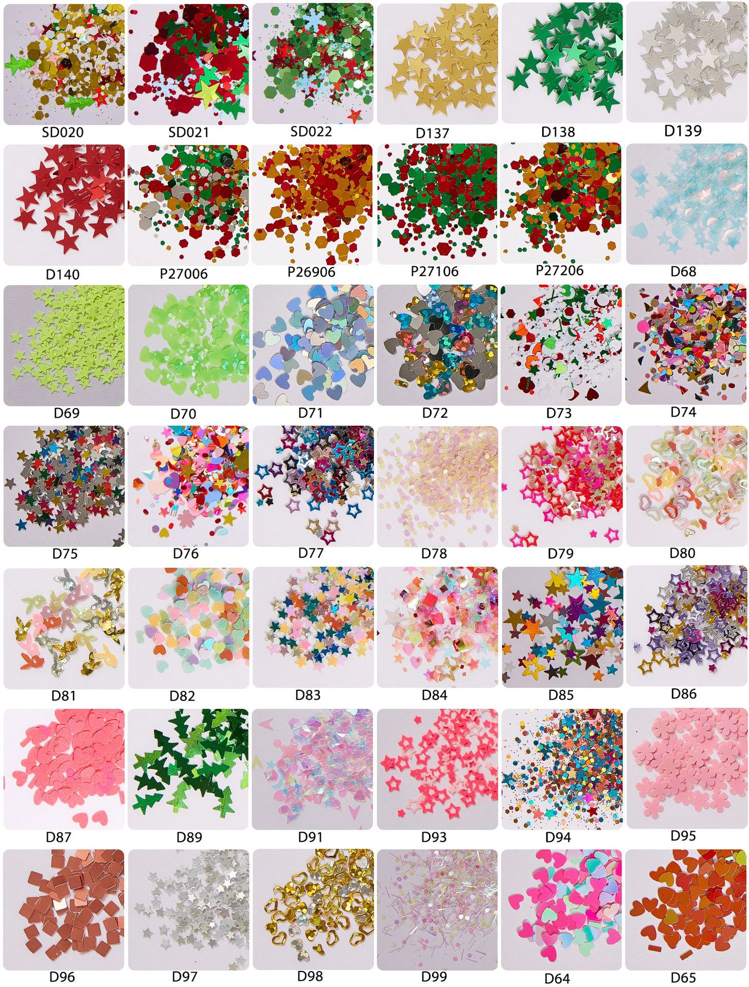 Cross-Border Christmas Nail Sequins Makeup Snowflake Santa Tree Nail Ornament Nail Sticker Flash Pink Diamond Cross-Border Christmas Nail Sequins Makeup Snowflake Santa Tree Nail Ornament Nail Sticker Flash Pink Diamond