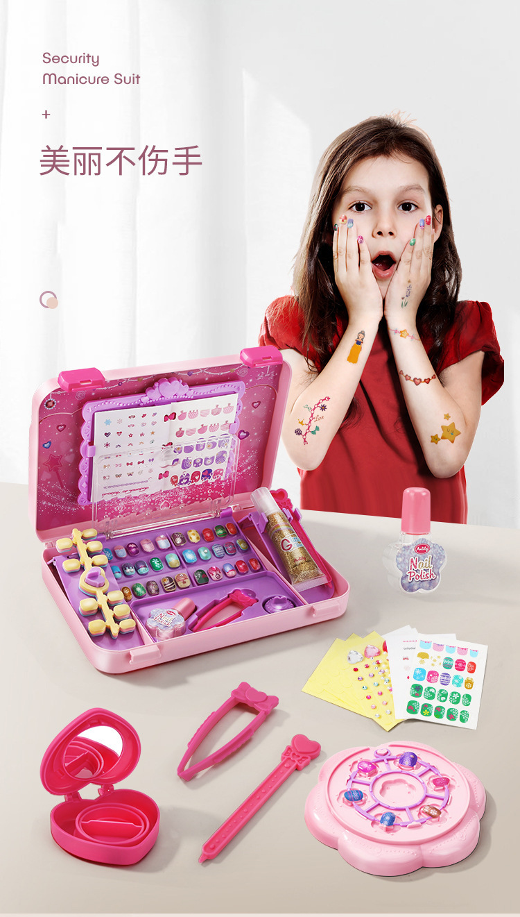 Children's Nail Beauty Nail Patch Toy Makeup Girls Playing House Tattoo Stickers Hot Sale DIY Sticker Set Children's Nail Beauty Nail Patch Toy Makeup Girls Playing House Tattoo Stickers Hot Sale DIY Sticker Set