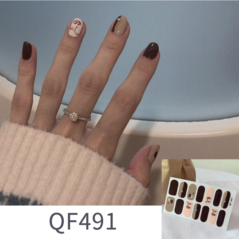 Leopard Nail Sticker Glass Purple Net Red Full Sticker Hipster Nude Color Nail Sticker Waterproof Tearable Nail Sticker Leopard Nail Sticker Glass Purple Net Red Full Sticker Hipster Nude Color Nail Sticker Waterproof Tearable Nail Sticker