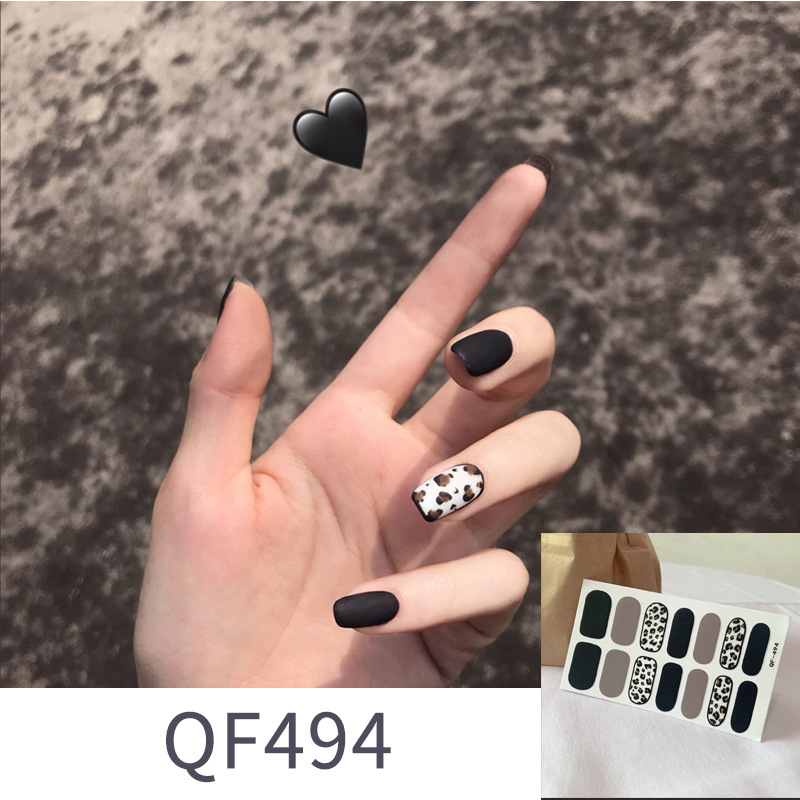 Leopard Nail Sticker Glass Purple Net Red Full Sticker Hipster Nude Color Nail Sticker Waterproof Tearable Nail Sticker Leopard Nail Sticker Glass Purple Net Red Full Sticker Hipster Nude Color Nail Sticker Waterproof Tearable Nail Sticker
