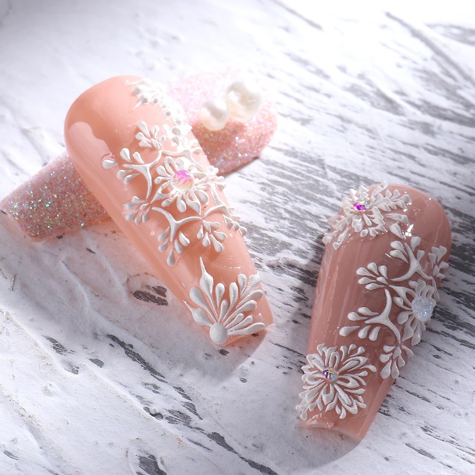 New Arrival Nail Stickers Ins ThreeDimensional 5D Relief Christmas Snowflake French Adhesive Nail Sticker Ornament Nail New Arrival Nail Stickers Ins ThreeDimensional 5D Relief Christmas Snowflake French Adhesive Nail Sticker Ornament Nail