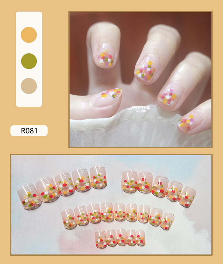 Nail Patch Finished Product Nail Stickers Wear Nail Polish Nail Shaped Piece Nail Sticker Nail Patch Nail Polish Sticker