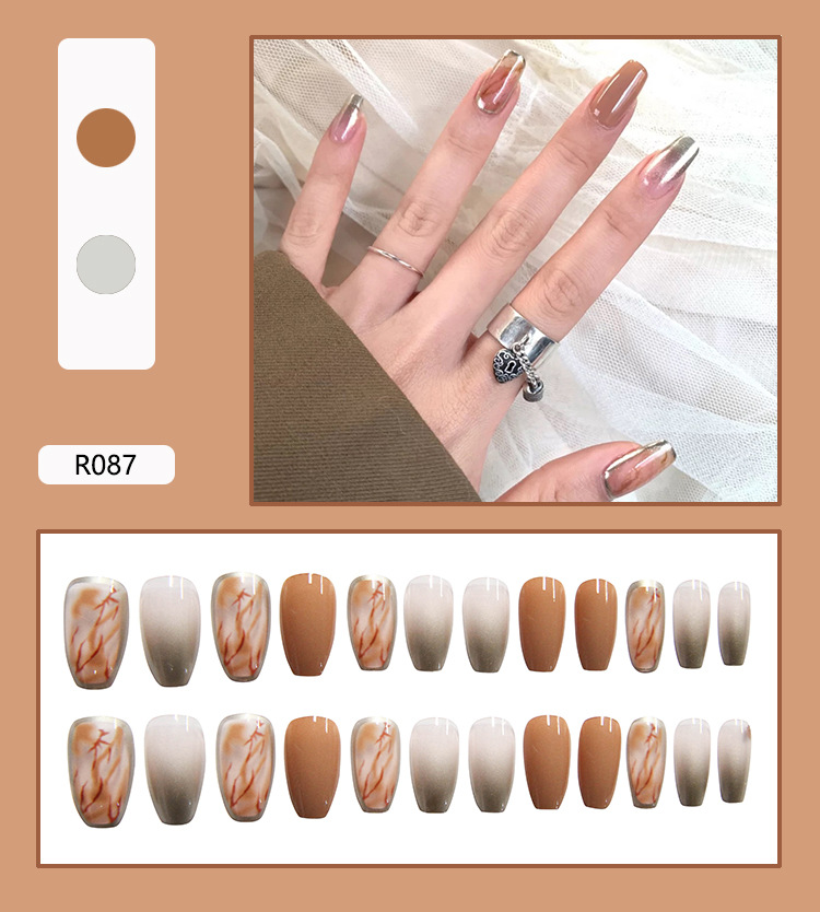 Nail Patch Finished Product Nail Stickers Wear Nail Polish Nail Shaped Piece Nail Sticker Nail Patch Nail Polish Sticker