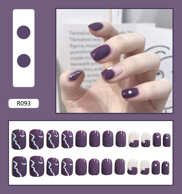 Nail Patch Finished Product Nail Stickers Wear Nail Polish Nail Shaped Piece Nail Sticker Nail Patch Nail Polish Sticker