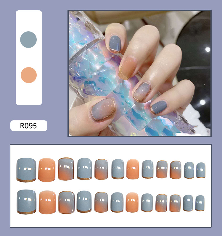 Nail Patch Finished Product Nail Stickers Wear Nail Polish Nail Shaped Piece Nail Sticker Nail Patch Nail Polish Sticker
