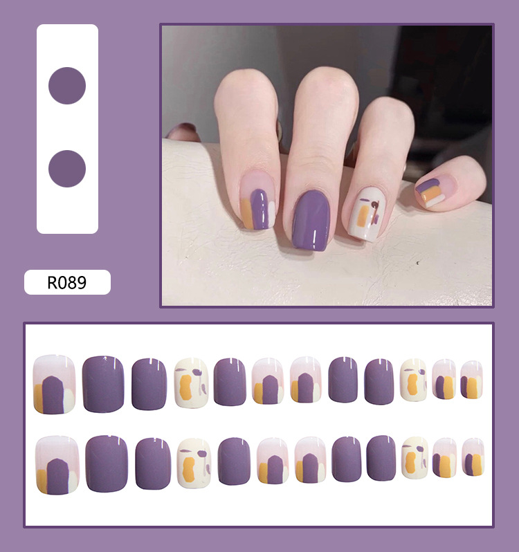 Nail Patch Finished Product Nail Stickers Wear Nail Polish Nail Shaped Piece Nail Sticker Nail Patch Nail Polish Sticker