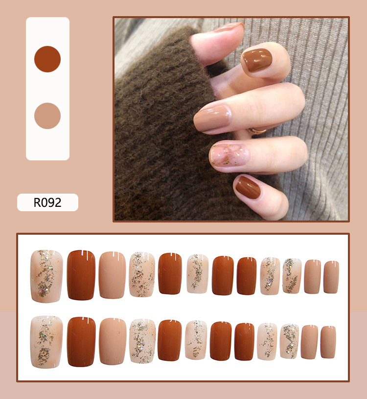 Nail Patch Finished Product Nail Stickers Wear Nail Polish Nail Shaped Piece Nail Sticker Nail Patch Nail Polish Sticker