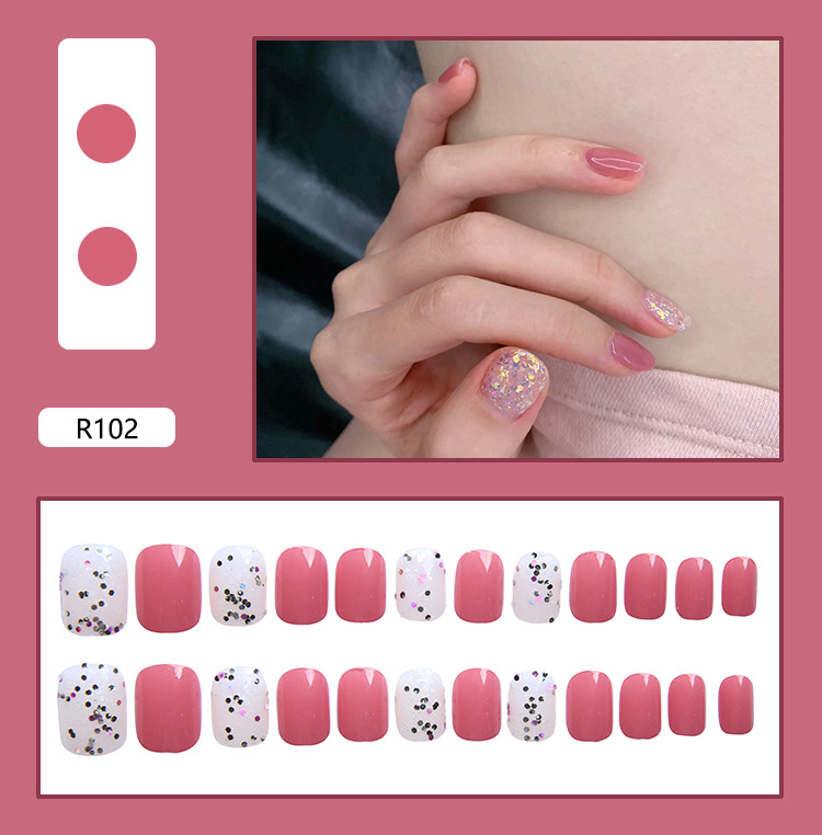 Nail Patch Finished Product Nail Stickers Wear Nail Polish Nail Shaped Piece Nail Sticker Nail Patch Nail Polish Sticker
