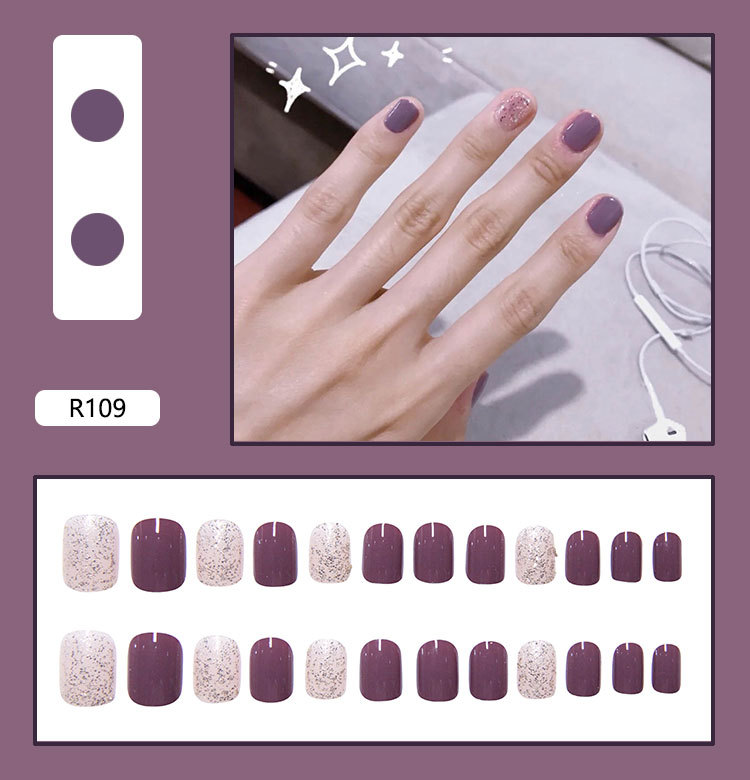 Nail Patch Finished Product Nail Stickers Wear Nail Polish Nail Shaped Piece Nail Sticker Nail Patch Nail Polish Sticker