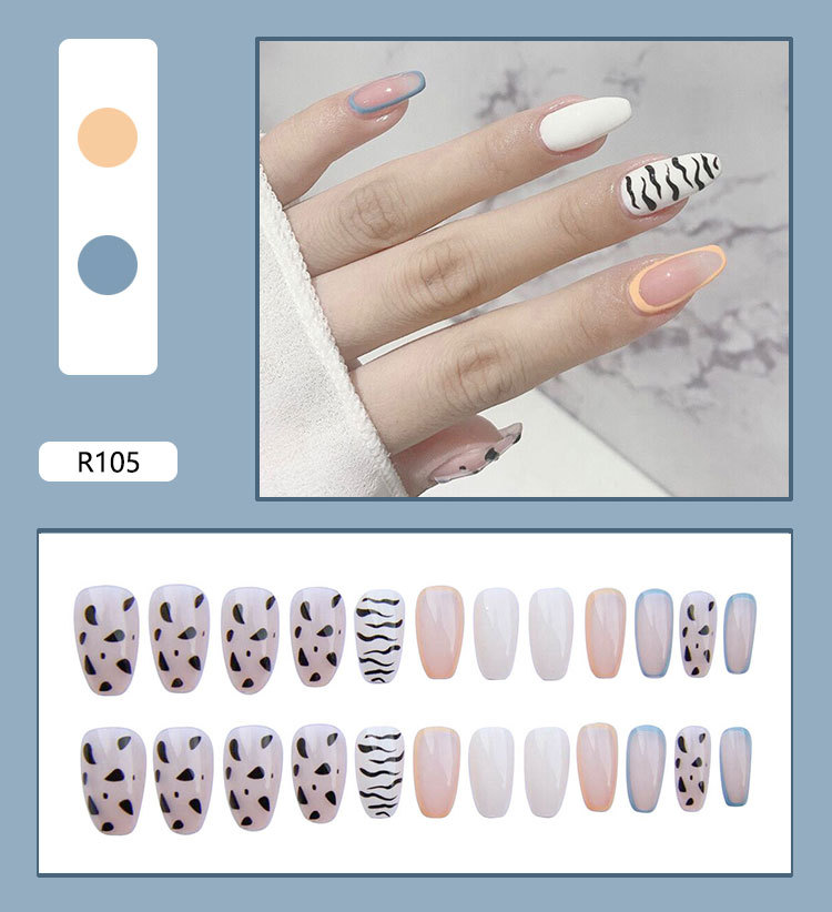 Nail Patch Finished Product Nail Stickers Wear Nail Polish Nail Shaped Piece Nail Sticker Nail Patch Nail Polish Sticker