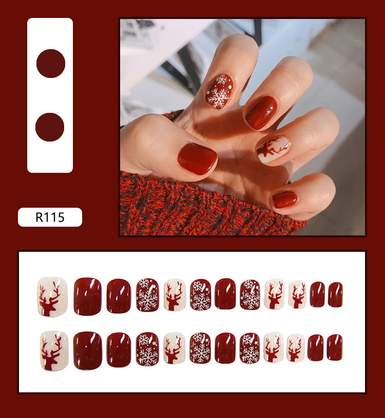 Nail Patch Finished Product Nail Stickers Wear Nail Polish Nail Shaped Piece Nail Sticker Nail Patch Nail Polish Sticker