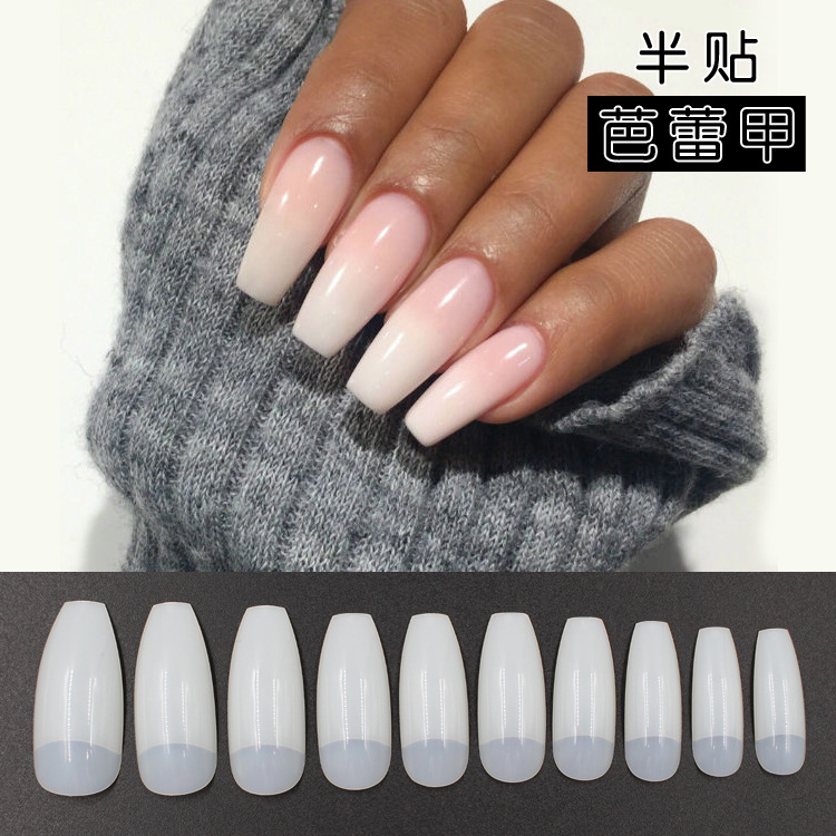 Joyme Finished Nail Beauty 24 Pieces Wear Nail Tip Children's Fake Nails Adhesive Nail Sticker Nail Tips Nail Tip