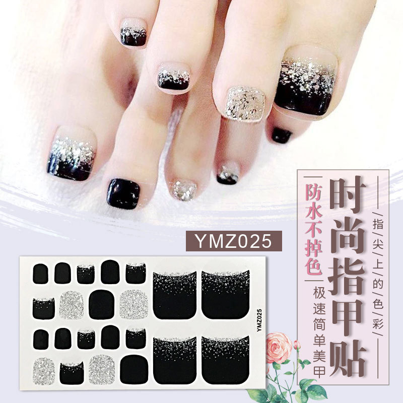 New Korean Nail Footsticker Paper Cartoon Fashion Nail Footsticker Toenail Sticker Environmental Protection Nail Sticker