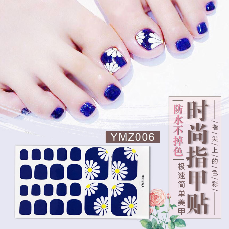 New Korean Nail Footsticker Paper Cartoon Fashion Nail Footsticker Toenail Sticker Environmental Protection Nail Sticker