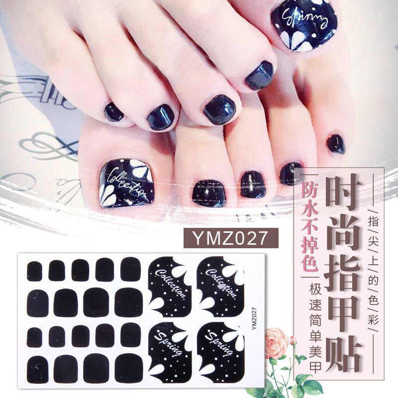 New Korean Nail Footsticker Paper Cartoon Fashion Nail Footsticker Toenail Sticker Environmental Protection Nail Sticker