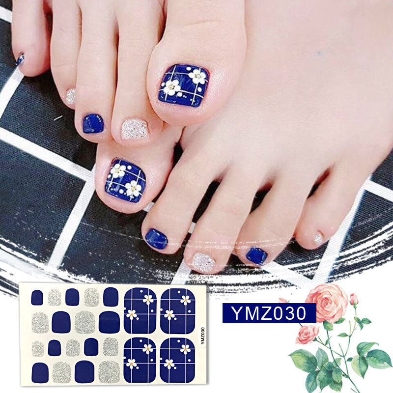New Korean Nail Footsticker Paper Cartoon Fashion Nail Footsticker Toenail Sticker Environmental Protection Nail Sticker