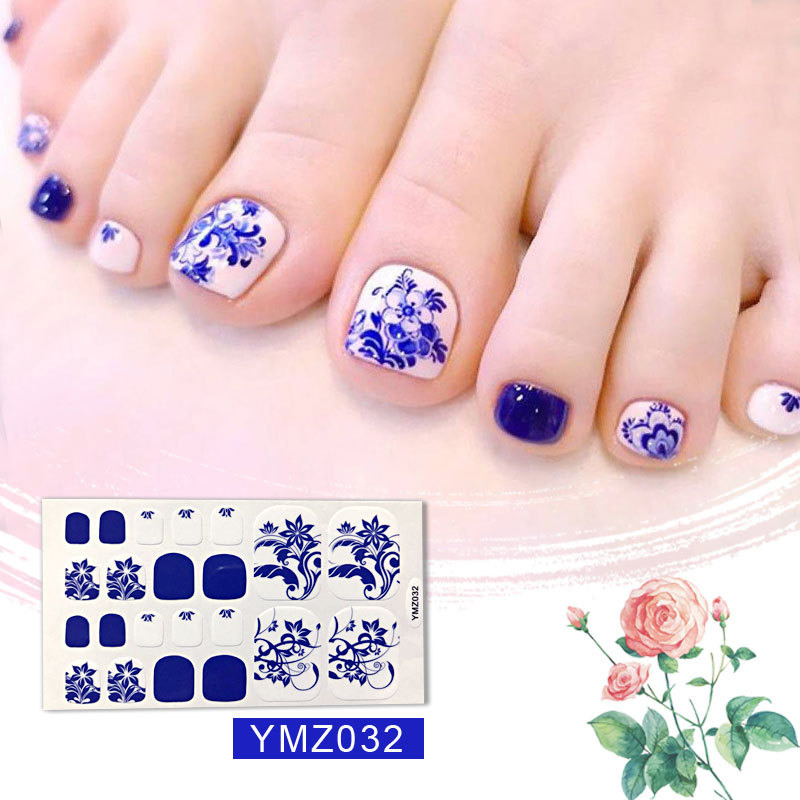 New Korean Nail Footsticker Paper Cartoon Fashion Nail Footsticker Toenail Sticker Environmental Protection Nail Sticker