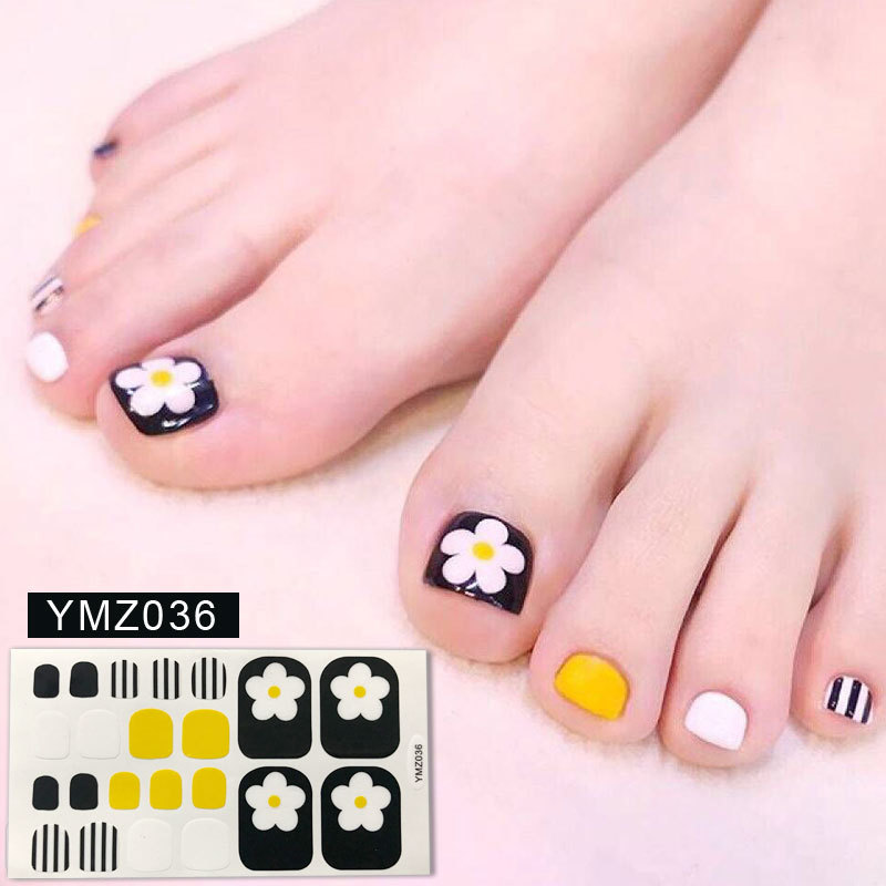 New Korean Nail Footsticker Paper Cartoon Fashion Nail Footsticker Toenail Sticker Environmental Protection Nail Sticker