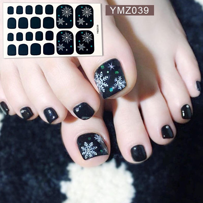 New Korean Nail Footsticker Paper Cartoon Fashion Nail Footsticker Toenail Sticker Environmental Protection Nail Sticker