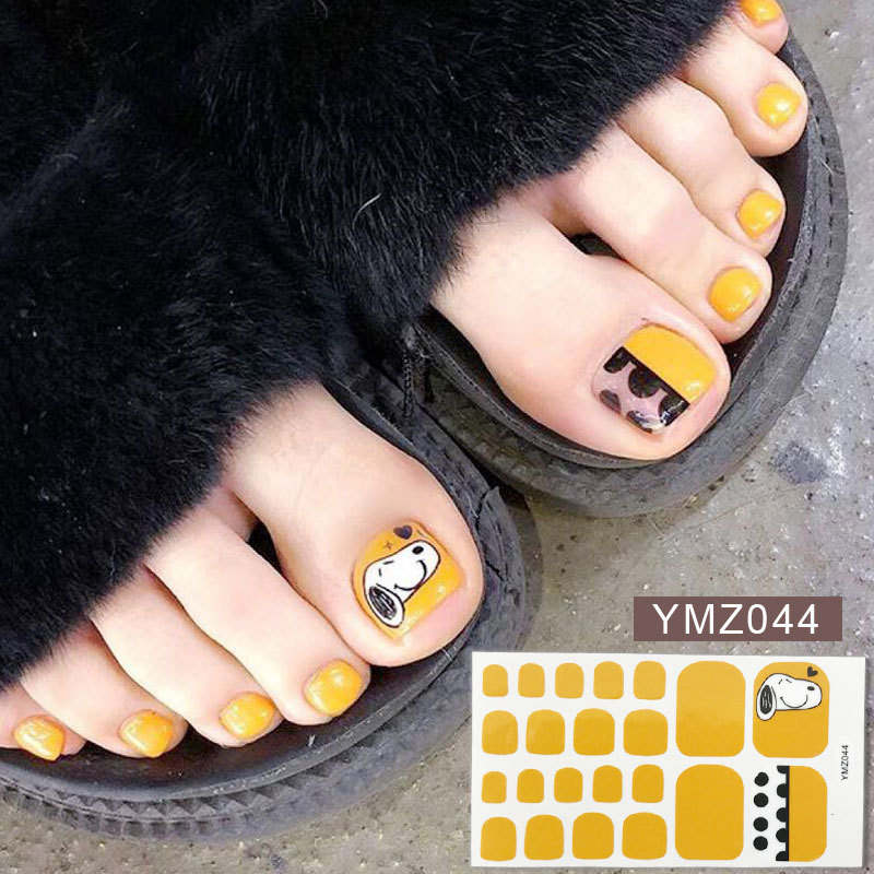 New Korean Nail Footsticker Paper Cartoon Fashion Nail Footsticker Toenail Sticker Environmental Protection Nail Sticker