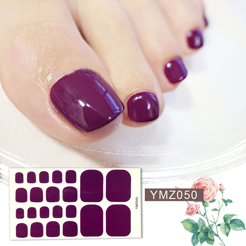 New Korean Nail Footsticker Paper Cartoon Fashion Nail Footsticker Toenail Sticker Environmental Protection Nail Sticker