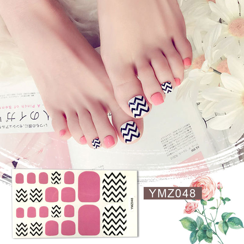 New Korean Nail Footsticker Paper Cartoon Fashion Nail Footsticker Toenail Sticker Environmental Protection Nail Sticker