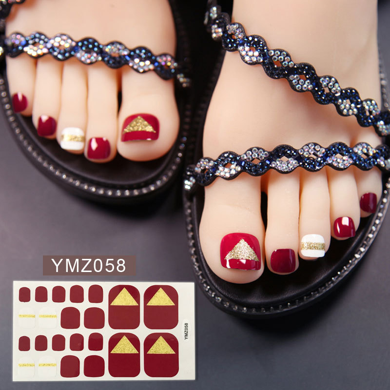 New Korean Nail Footsticker Paper Cartoon Fashion Nail Footsticker Toenail Sticker Environmental Protection Nail Sticker