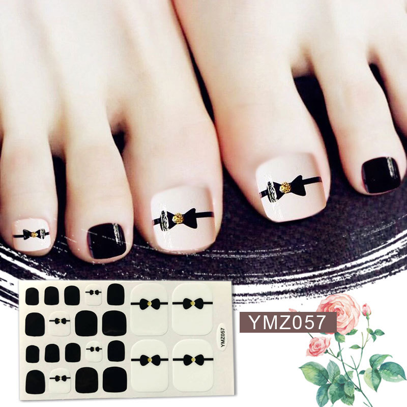 New Korean Nail Footsticker Paper Cartoon Fashion Nail Footsticker Toenail Sticker Environmental Protection Nail Sticker