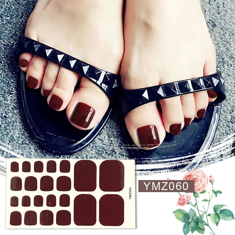 New Korean Nail Footsticker Paper Cartoon Fashion Nail Footsticker Toenail Sticker Environmental Protection Nail Sticker