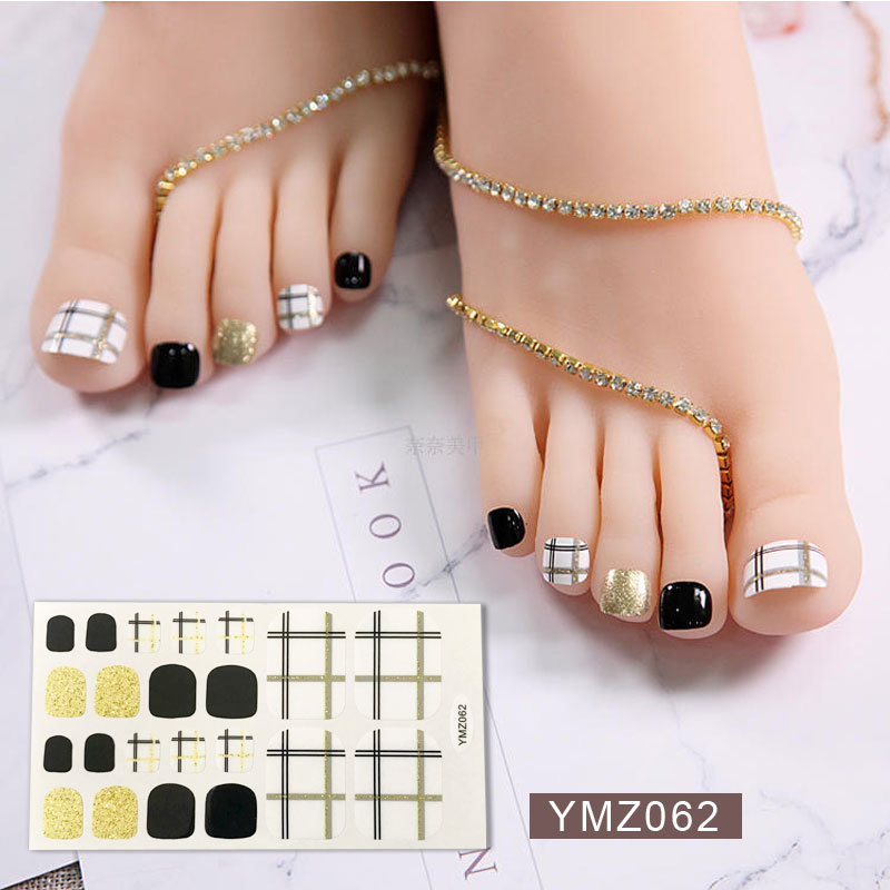New Korean Nail Footsticker Paper Cartoon Fashion Nail Footsticker Toenail Sticker Environmental Protection Nail Sticker
