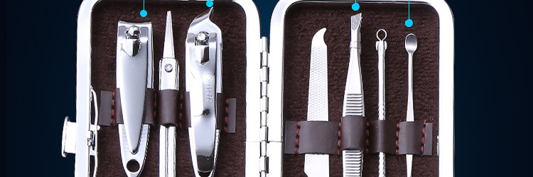 Gift nail clippers 7 sets of sets of beauty sets of nail scissors set nail suit gifts Gift nail clippers 7 sets of sets of beauty sets of nail scissors set nail suit gifts