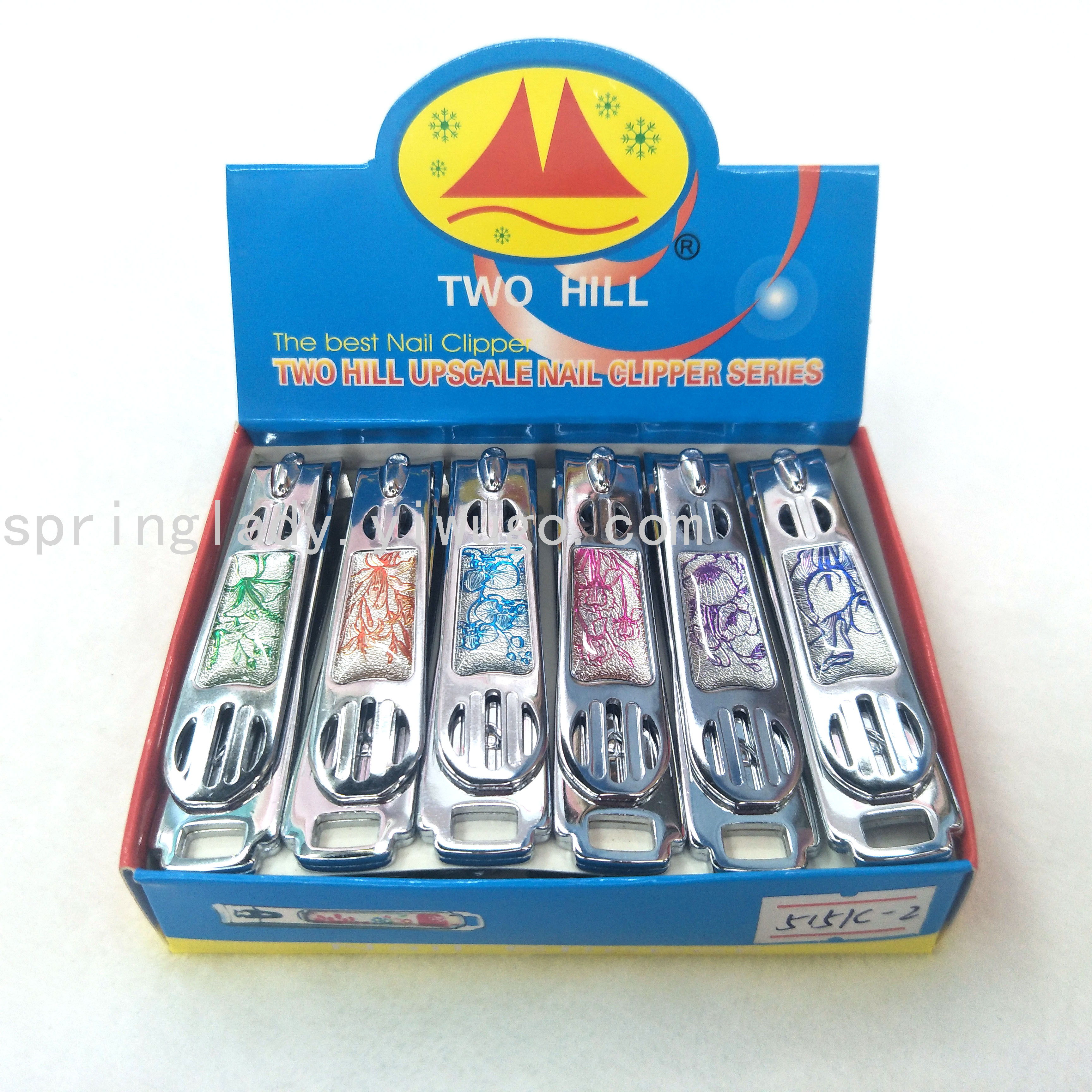 5151c-2 Nail Clippers Stainless Steel Nail Clippers Nail Art Manicure Plier Folding Nail Scissors
