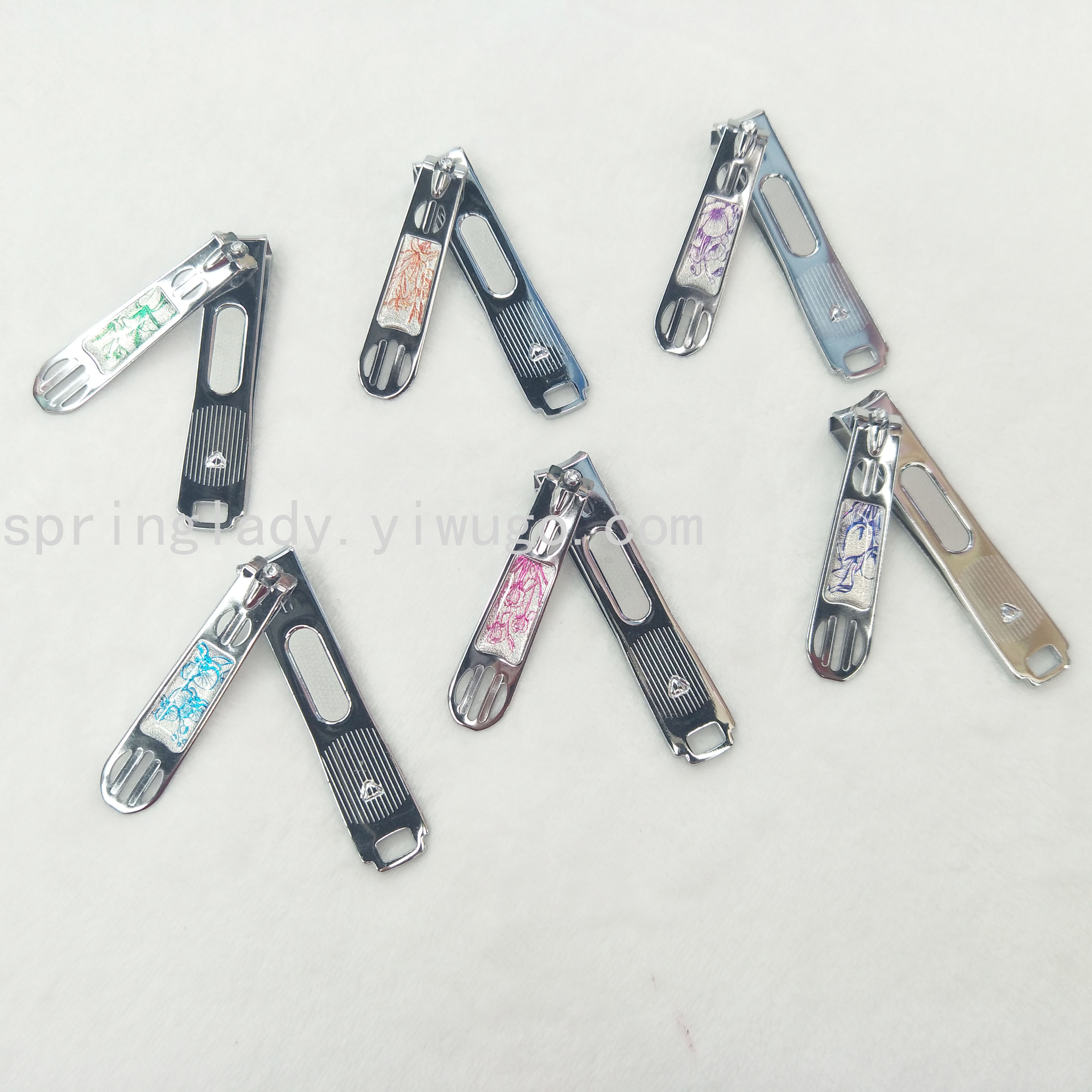 5151c-2 Nail Clippers Stainless Steel Nail Clippers Nail Art Manicure Plier Folding Nail Scissors